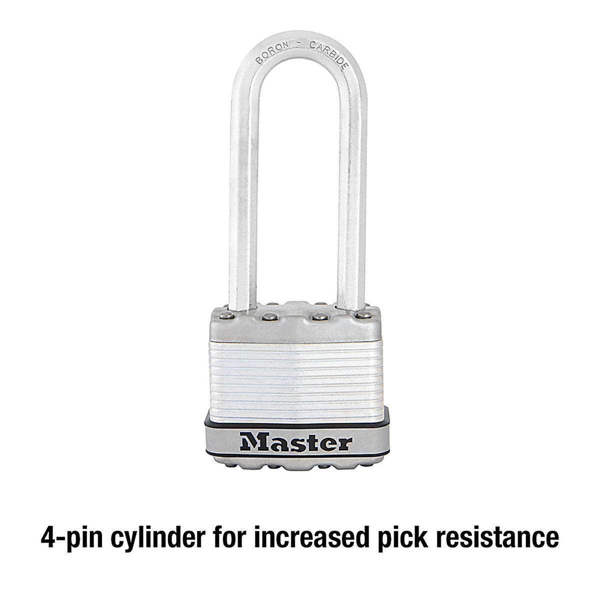 Masterlock - M1XKADLJCCSEN - Master Lock 1-9/16 In. H X 11/16 In. W X 1-3/4 In. L Steel Dual Ball Bearing Locking Weather-Resista