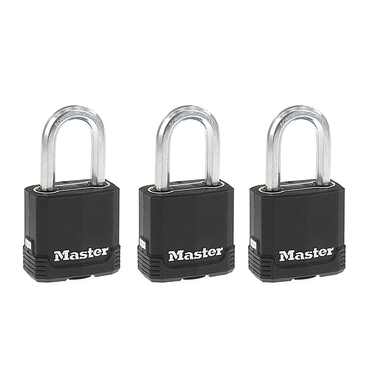 Master Lock - M115XTRILFCCSEN - Magnum 1-7/8 In. H X 1-3/16 In. W X 1-3/4 In. L Steel Ball Bearing Outdoor Padlock