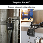Master Lock - M115XTRILFCCSEN - Magnum 1-7/8 In. H X 1-3/16 In. W X 1-3/4 In. L Steel Ball Bearing Outdoor Padlock