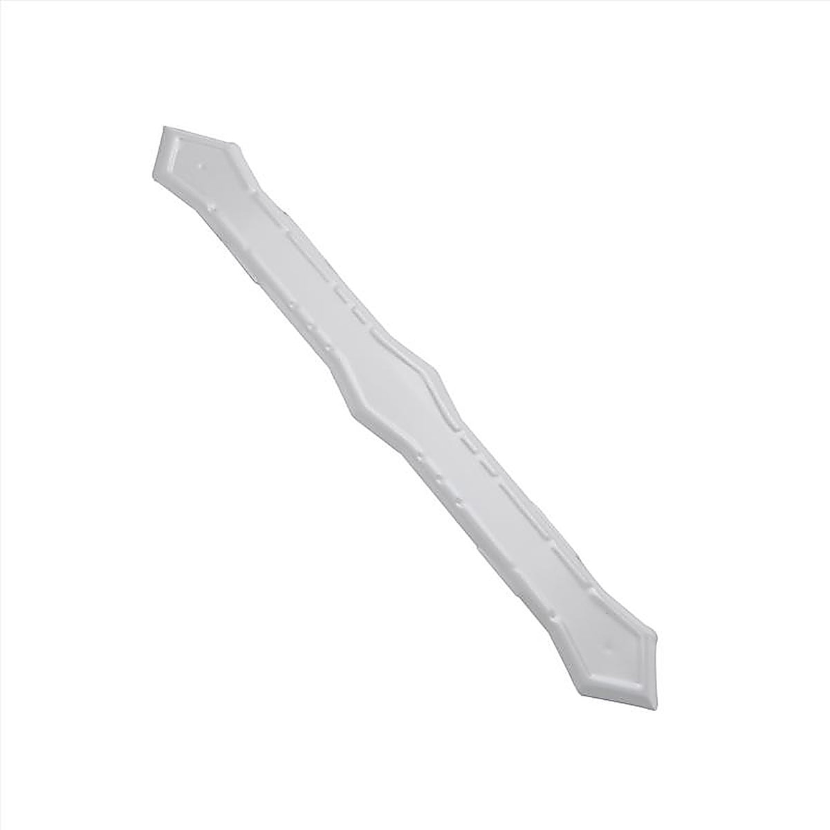 Amerimax 2702950 0.25 in. H x 2 in. W x 13.5 in. L White Aluminum K Downspout Strap