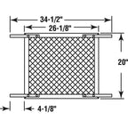 Prime-Line PL15516 Bronze Plastic Screen Door Grille 1/pc.