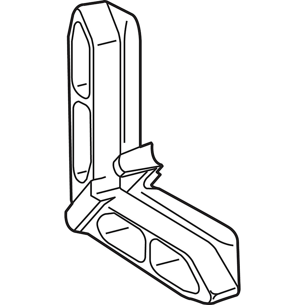 Prime-Line - PL 15758 - Cream Plastic 3/4 In. W X 3/4 In. L Screen Frame Corner 1 Pack