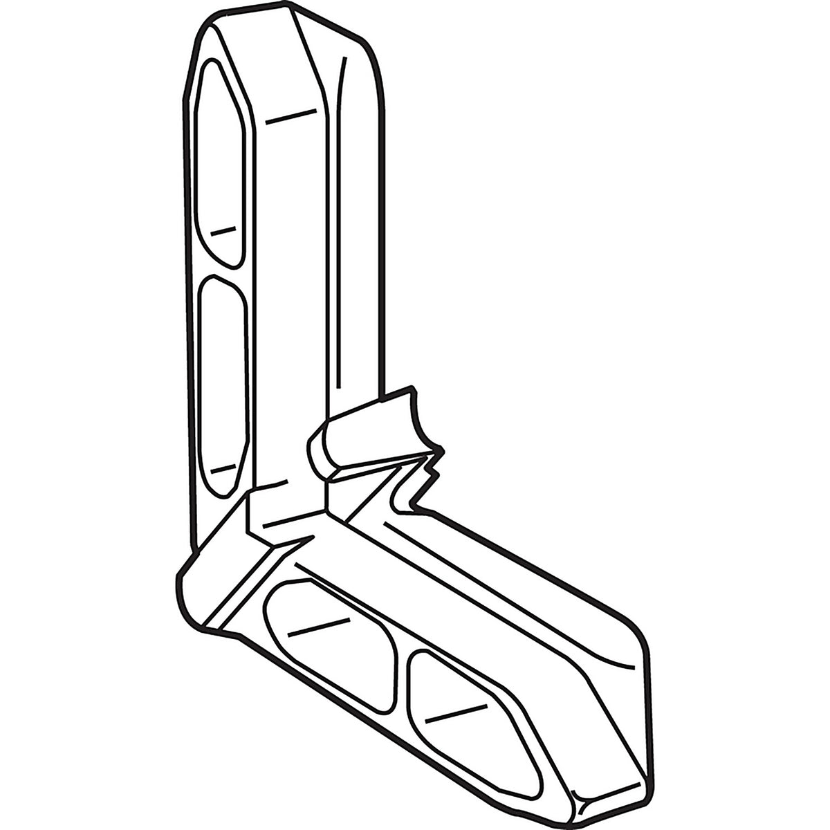 Prime-Line - PL 15758 - Cream Plastic 3/4 In. W X 3/4 In. L Screen Frame Corner 1 Pack