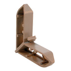 Prime-Line - PL 15759 - Tan Plastic 3/4 In. W X 7/16 In. L Screen Frame Corner 1 Pack
