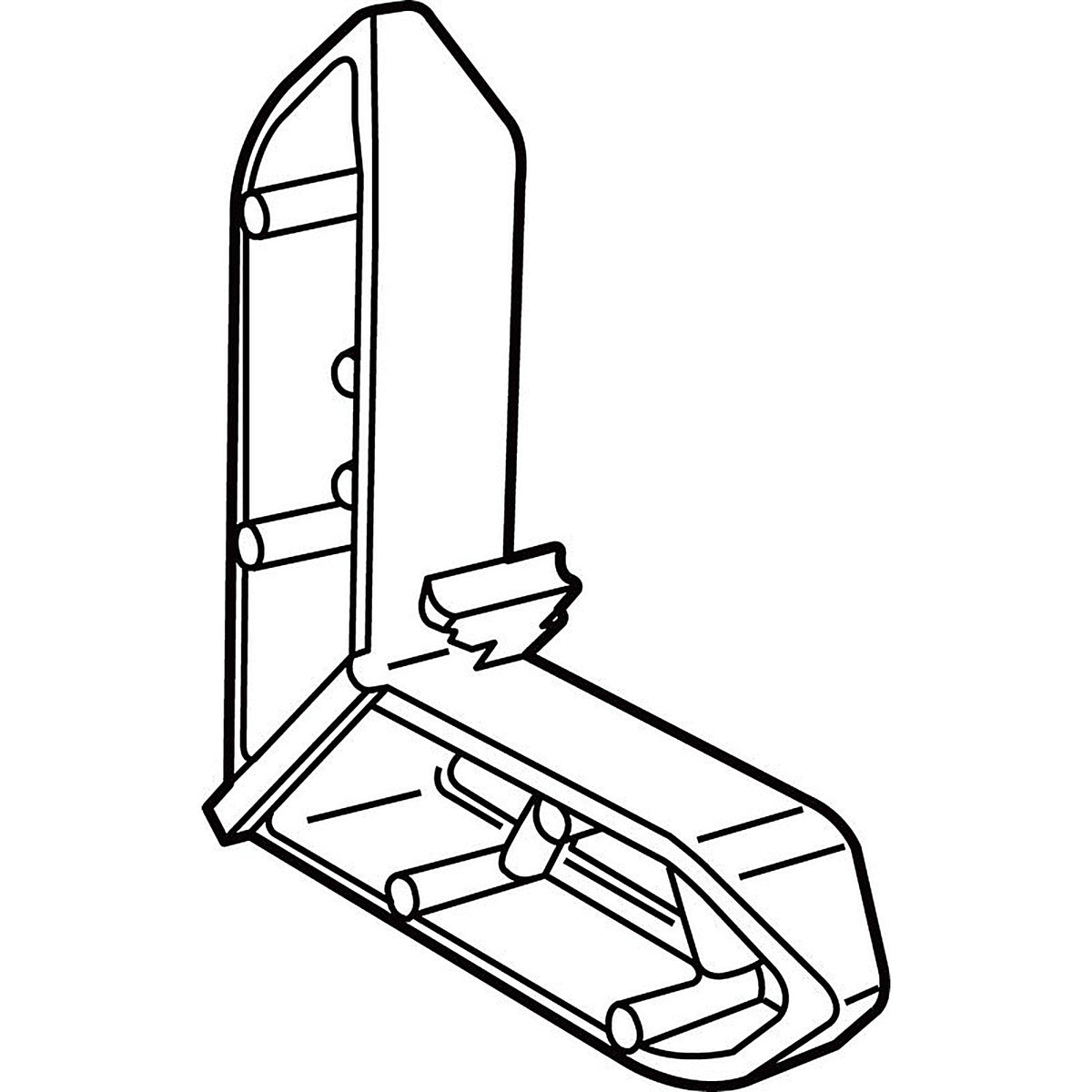 Prime-Line - PL 15767 - Bronze Plastic 3/4 In. W X 7/16 In. L Screen Frame Corner 1 Pack