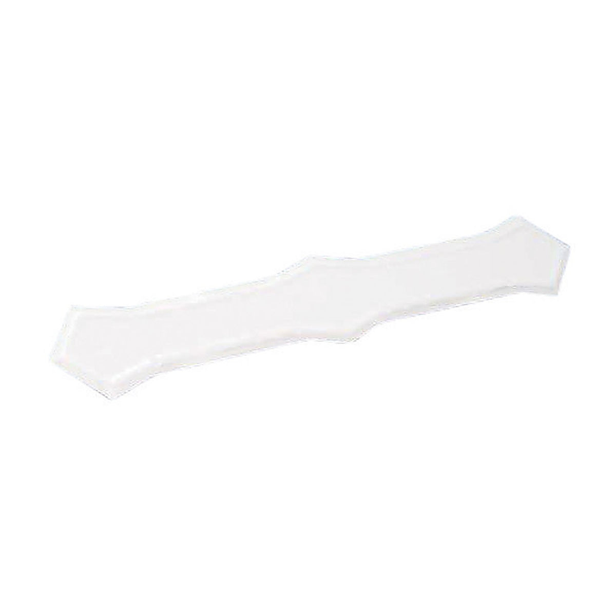 Amerimax 3302950 0.25 in. H x 2 in. W x 13 in. L White Galvanized Steel K Downspout Band