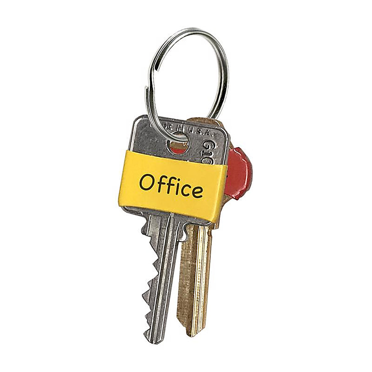 Lucky Line 17204 Plastic Assorted Key Sleeve, Large 4/Pack