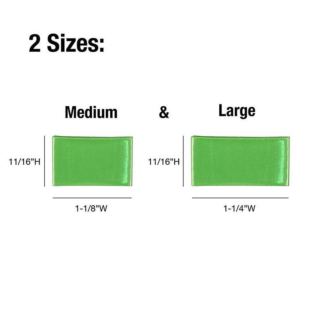 Lucky Line 17108 Plastic Assorted Key Sleeve, Medium 8/Pack