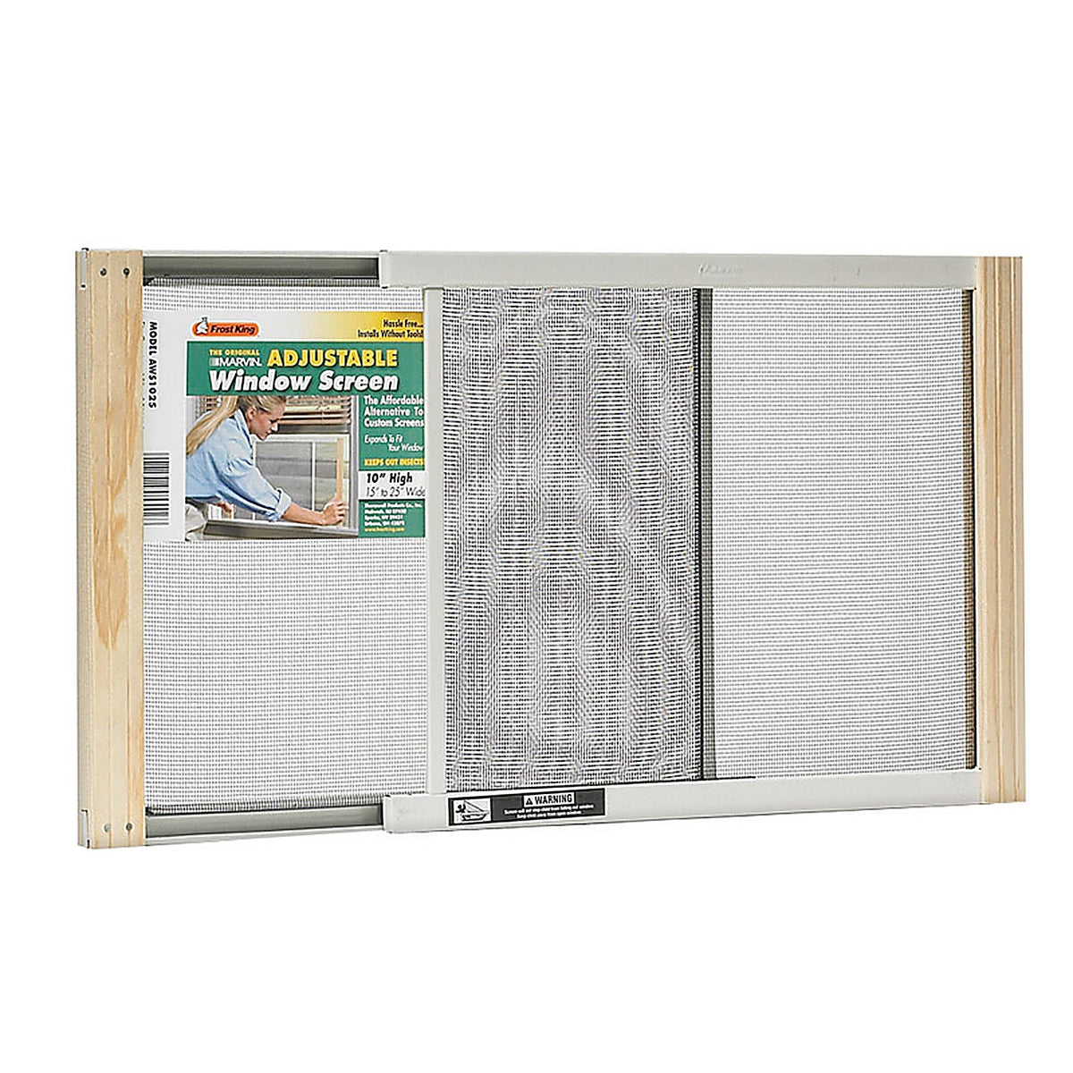 Frost King - AWS1025 - Wb Marvin 15 25 In. W In. Steel Adjustable Window Screen