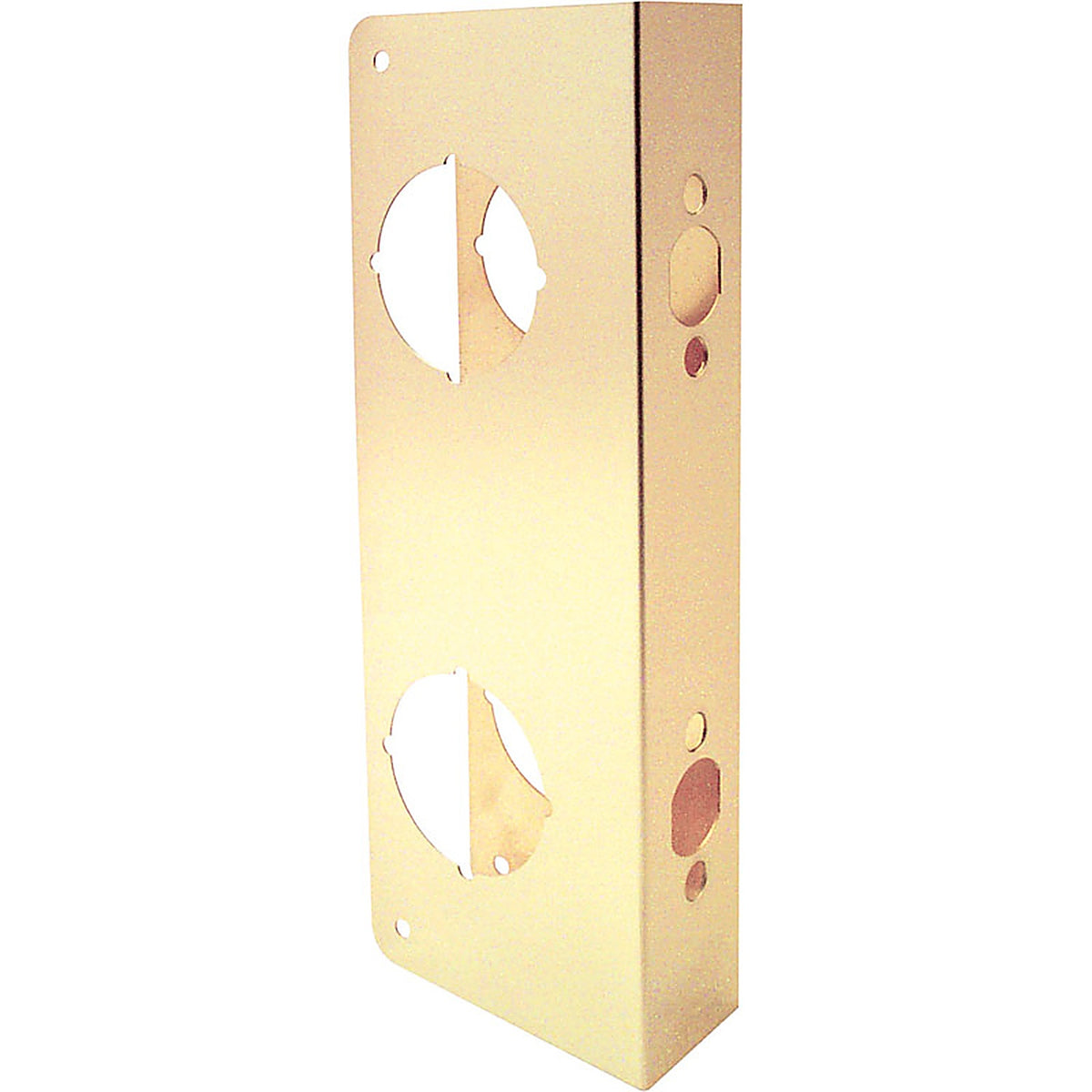 Prime-Line U9560 9 in. H x 3.875 in. L Brass-Plated Brass Brass Lock and Door Reinforcer