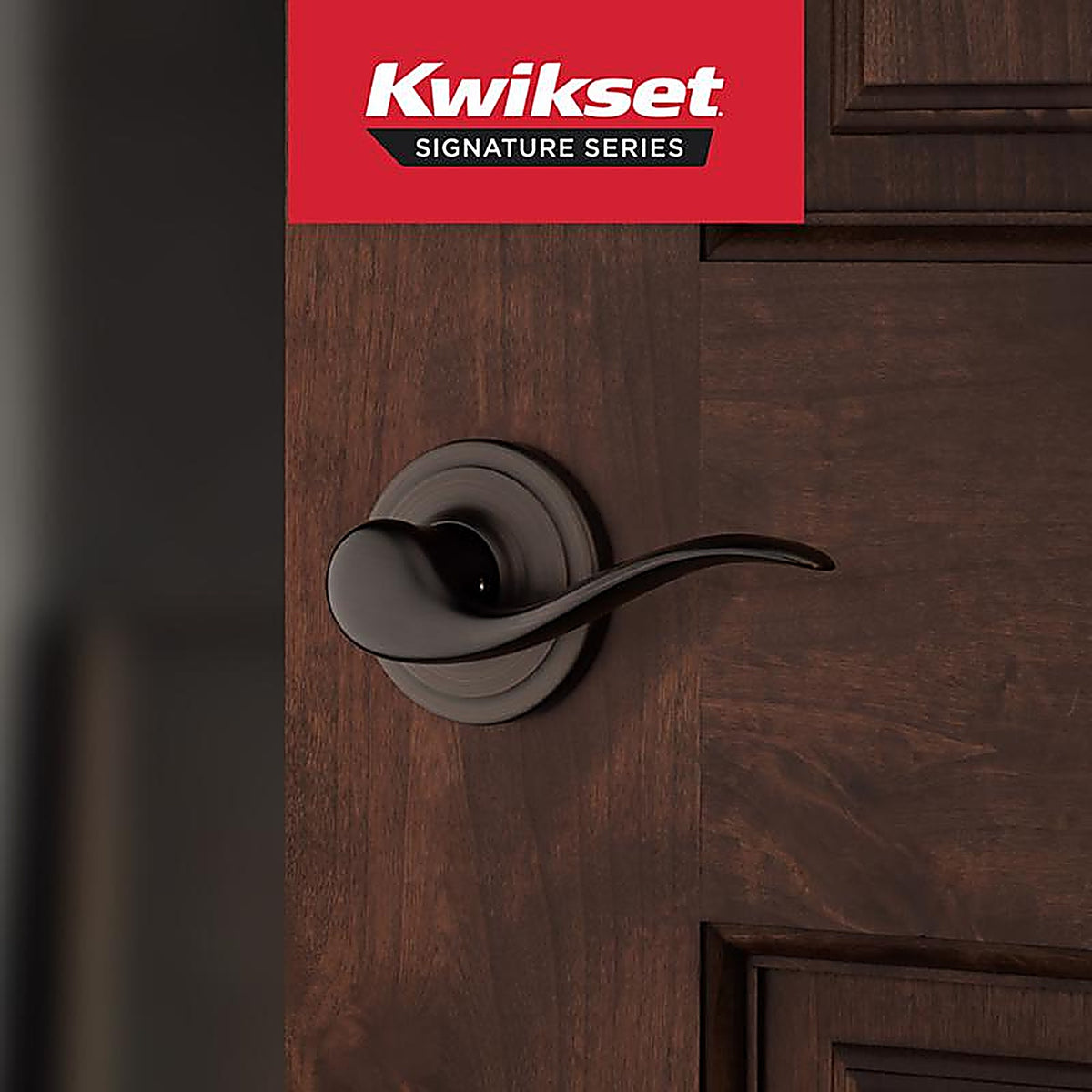 Kwikset - 97880-679 - Signature Series Tustin Venetian Bronze Dummy Lever Right Handed