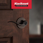 Kwikset 97402-733 SmartKey Tustin Venetian Bronze Entry Lockset ANSI/BHMA Grade 2 KW1 1-3/4 in.