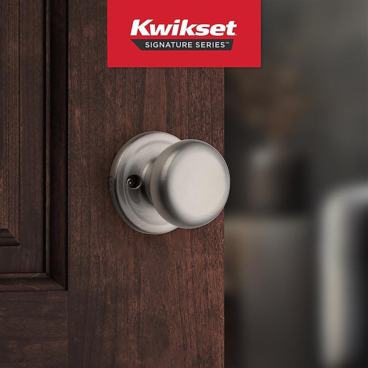 Kwikset - 97880-668 - Juno Satin Nickel Dummy Knob Right or Left Handed