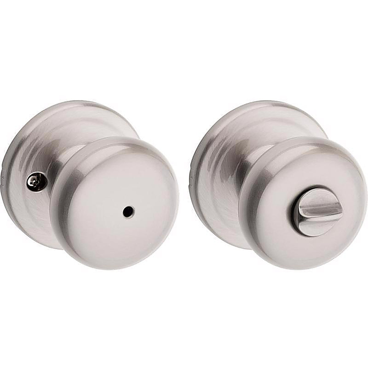 Kwikset 97300-829 Juno Satin Nickel Privacy Lockset ANSI/BHMA Grade 2 1-3/4 in.