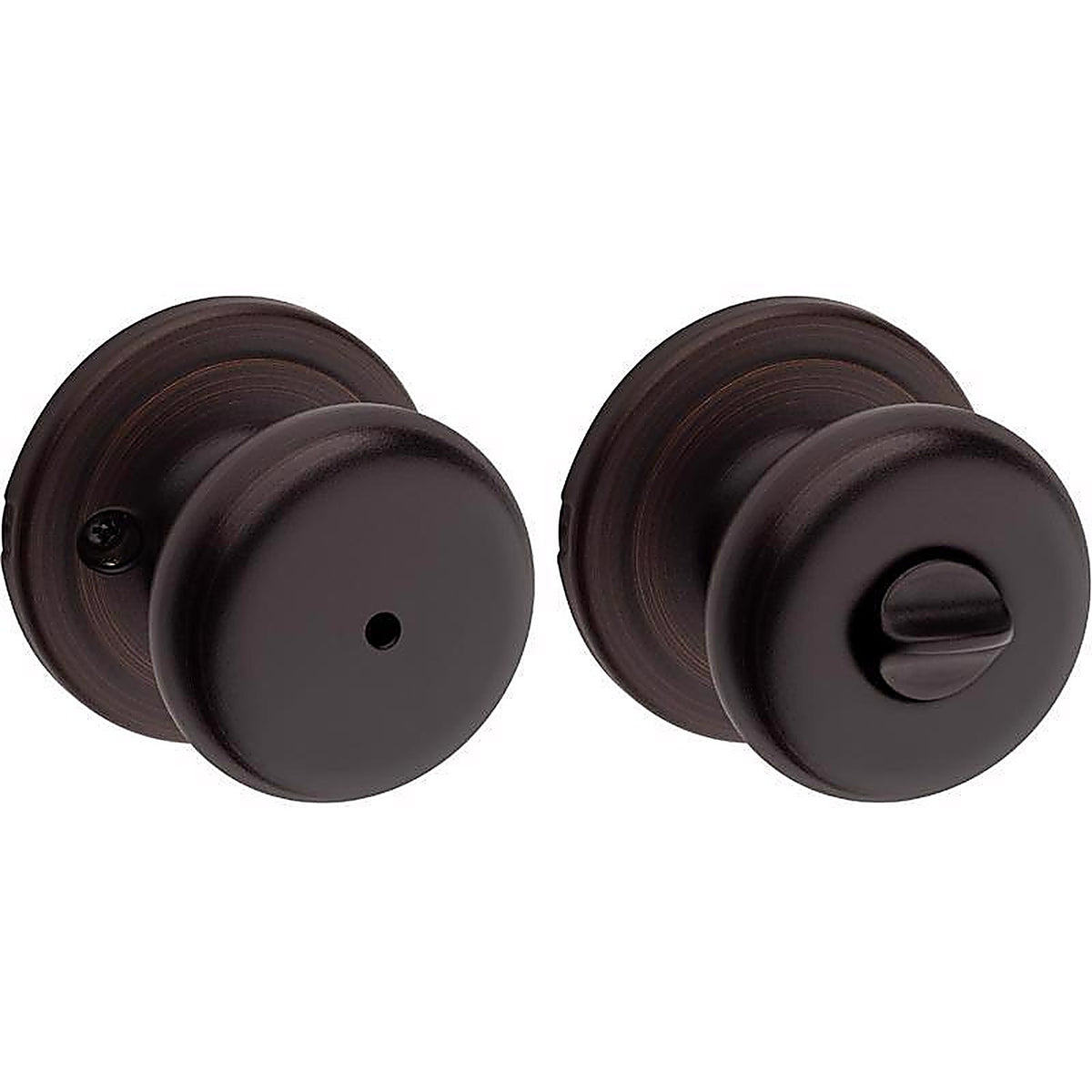 Kwikset 97300-830 Juno Venetian Bronze Privacy Lockset ANSI/BHMA Grade 2 1-3/4 in.