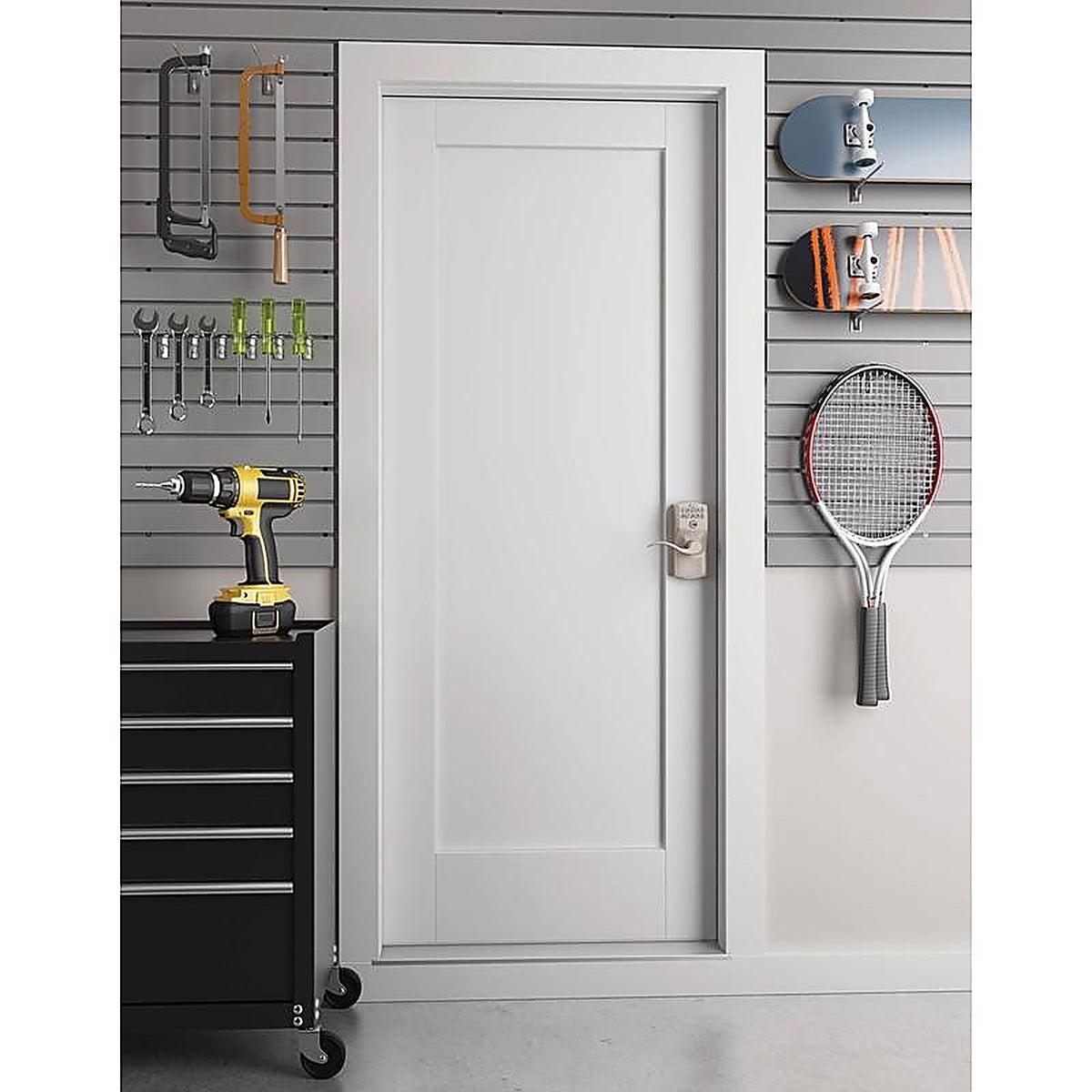 Schlage FE595VCAMACC619 Satin Nickel Steel Electronic Keypad Entry Lock