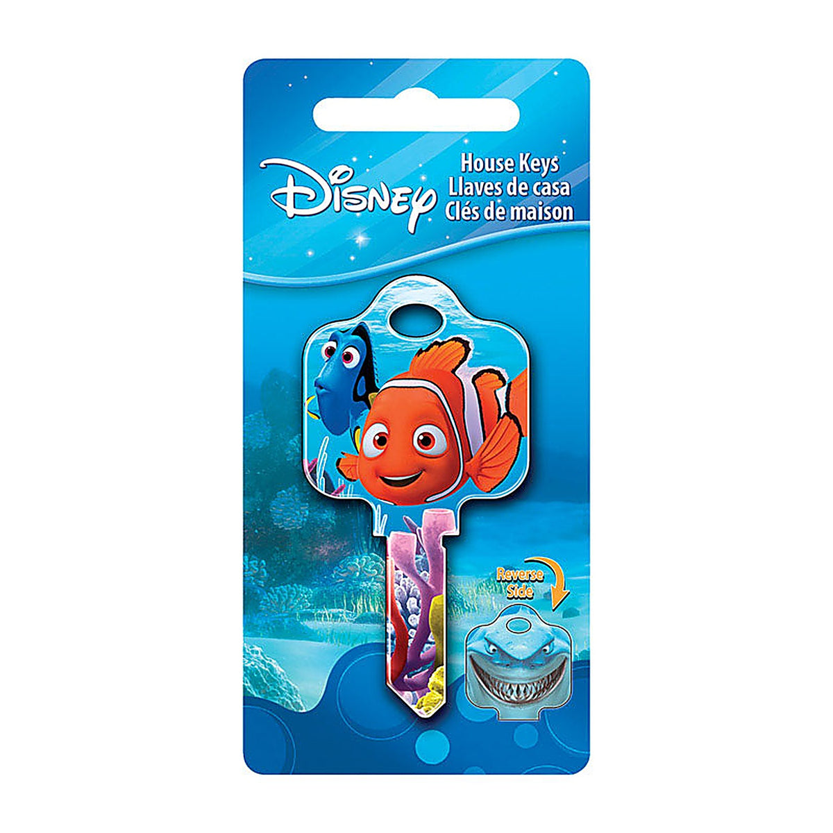Hillman 87654 Disney Fishing House Key Blank 68 SC1 Single sided For Schlage Locks