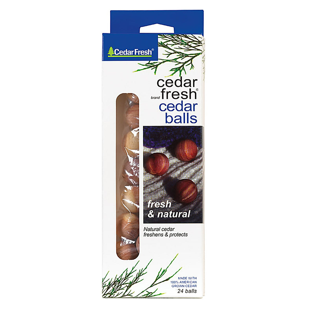 Household Essentials - 17824 - Cedar Fresh Natural Cedar Scent Odor Eliminator 0.86 In. Wood