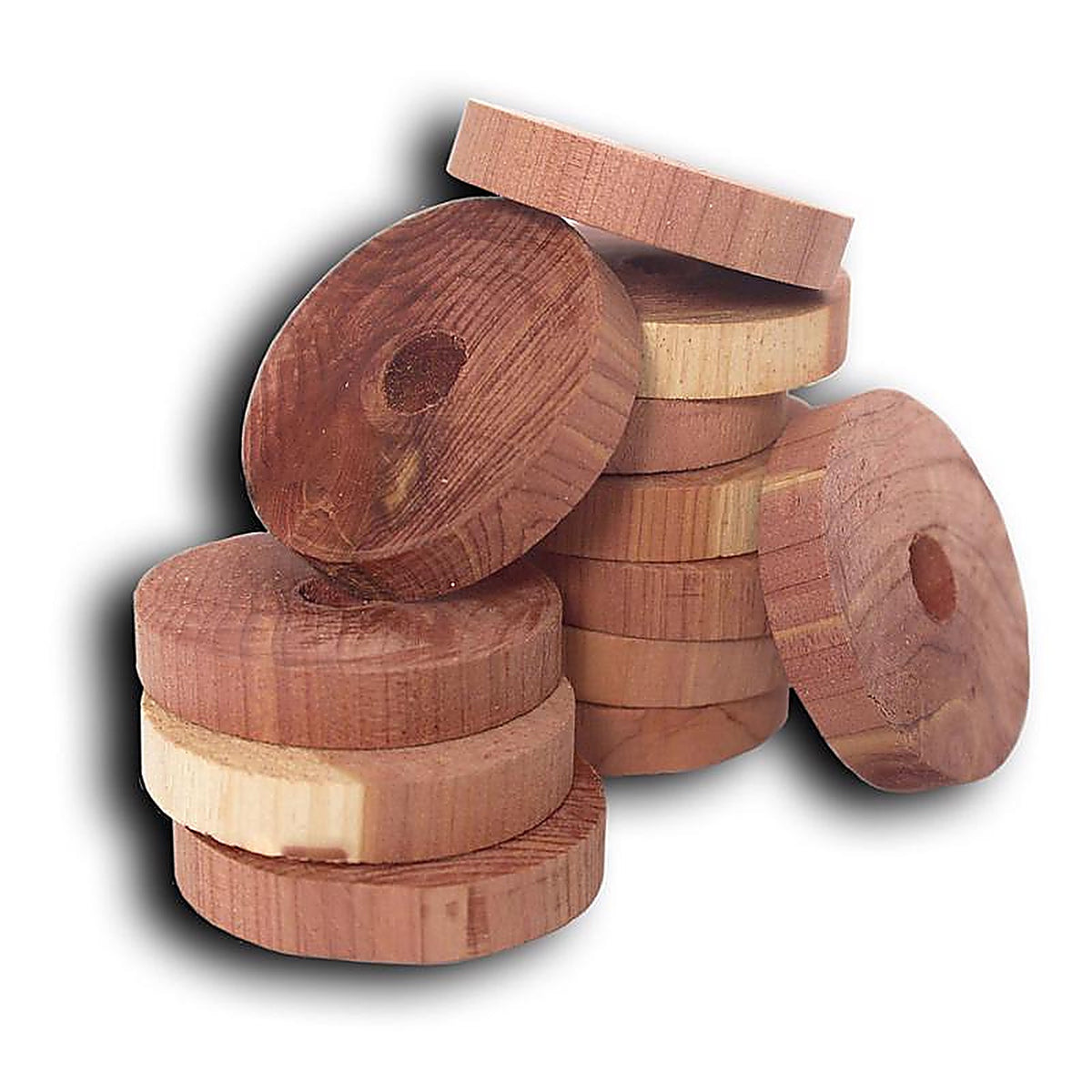 Household Essentials - 14306 - Cedar Fresh Natural Cedar Scent Cedar Disks 2 In. Wood