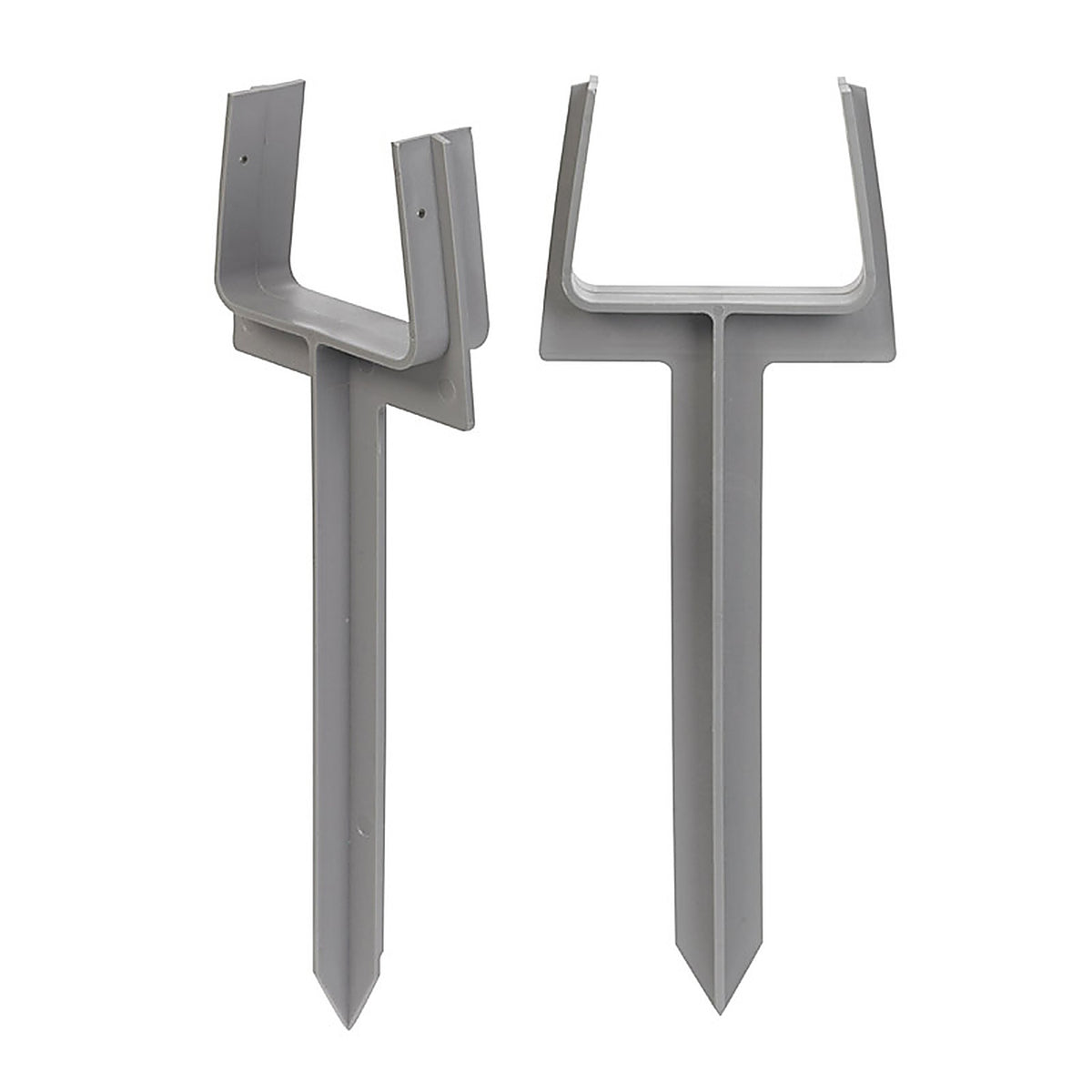 Amerimax - 85210 - 10.5 In. H X 3 In. W X 2 In. L Gray Vinyl K Downspout Anchor