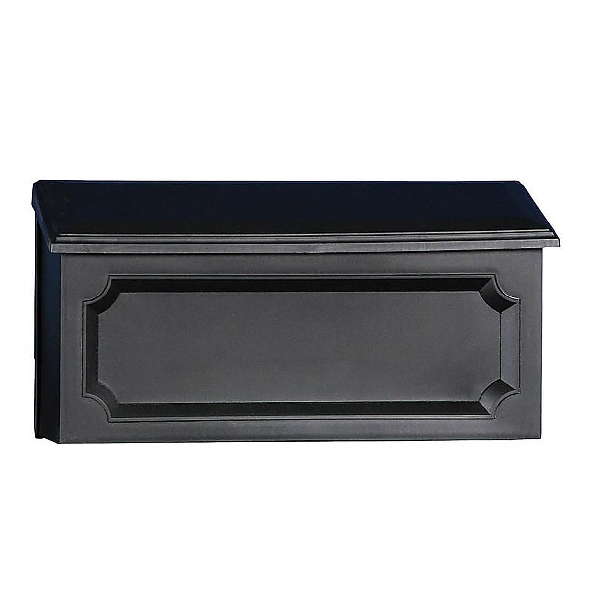 Gibraltar WMH00B04 Windsor Plastic Wall Mount Black Mailbox