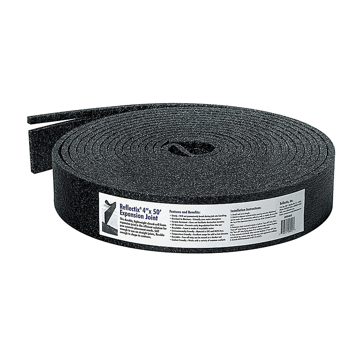 Reflectix - EXP04050 - 4 In. W X 50 Ft. L X 1/2 In. Expansion Joint Roll 50 Sq Ft