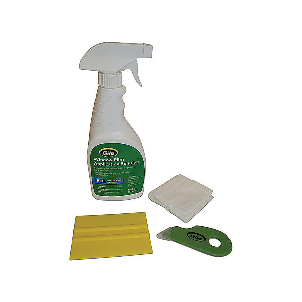 Gila 50146305 Clear Indoor Window Film Application Kit 11.25 in. W x 11.25 in. L