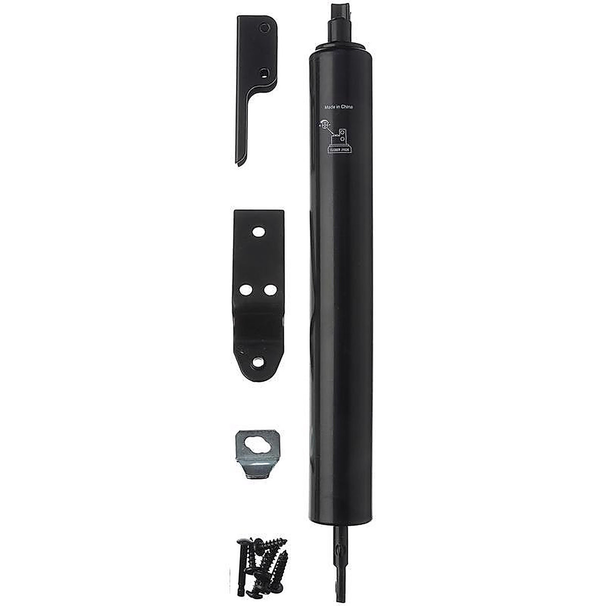 Wright - VJ1020CALBL - Black Aluminum Pneumatic Door Closer