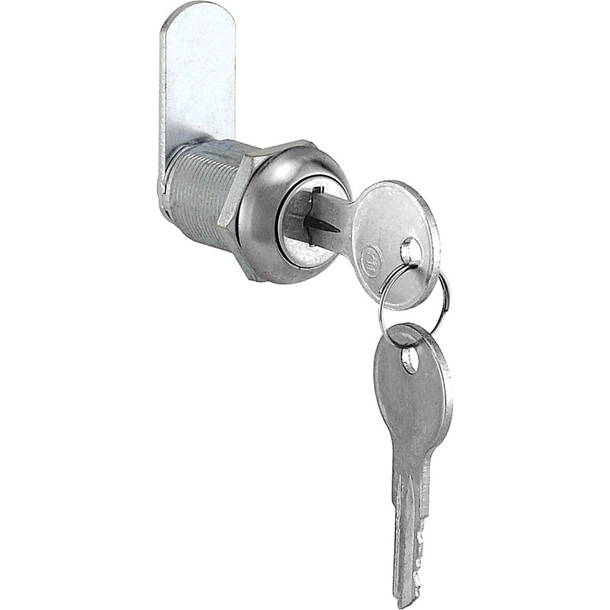 Prime-Line CCEP9943KA Chrome Gray Steel Cabinet/Drawer Lock