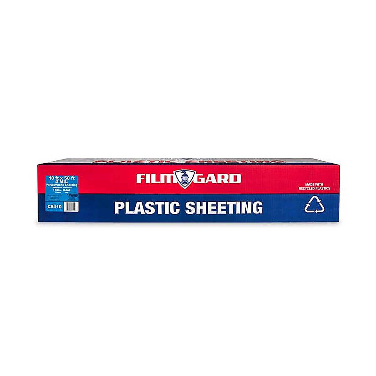 Film-Gard 625915 Plastic Sheeting 4 mil T X 10 ft. W X 50 ft. L Polyethylene Clear 1 pk