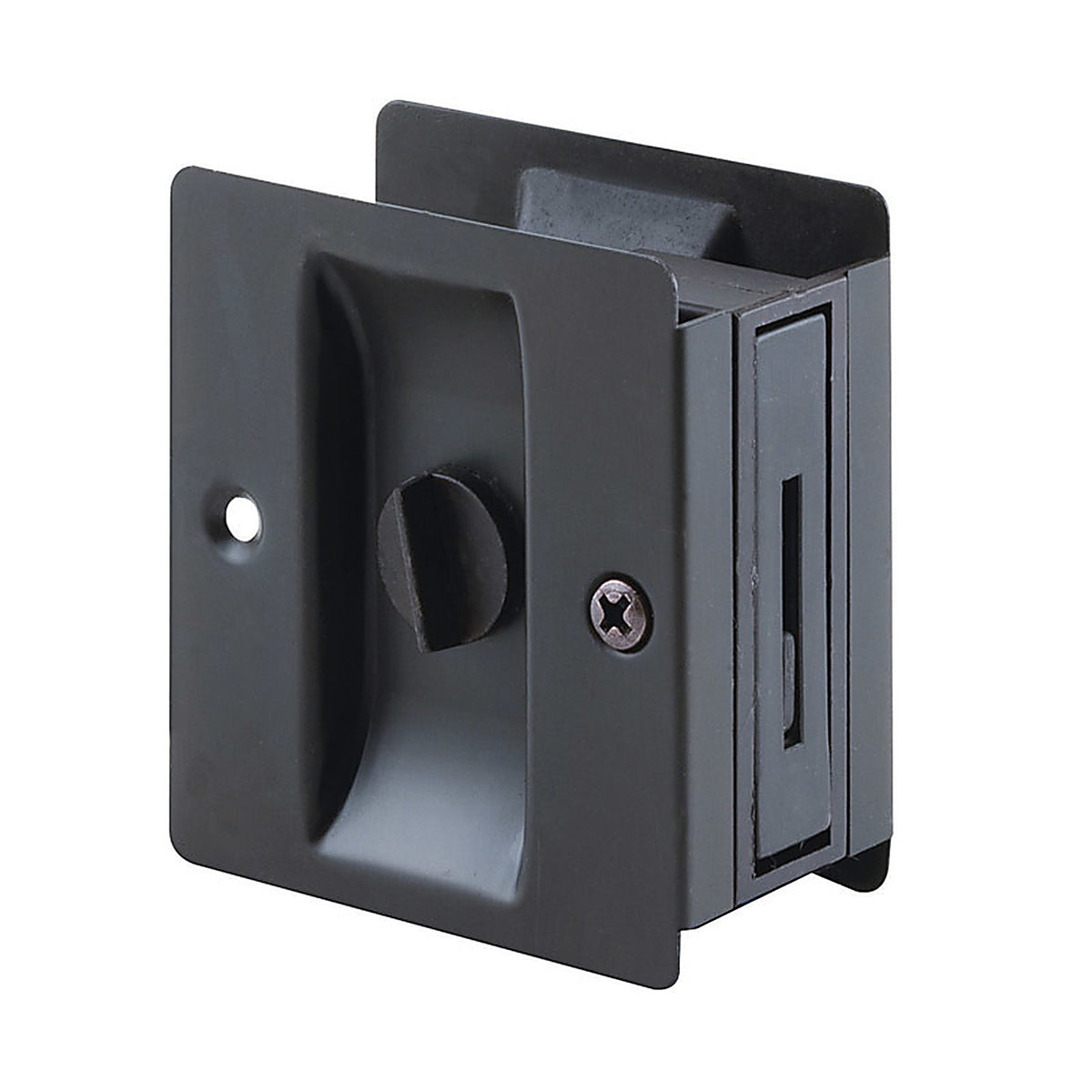 Prime-Line - N 7319 - 2.5 in. L Bronze Brown Brass Pocket Door Pull