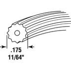 Prime-Line - P 7581 - 0.18 In. D X 1320 Ft. L Screen Spline