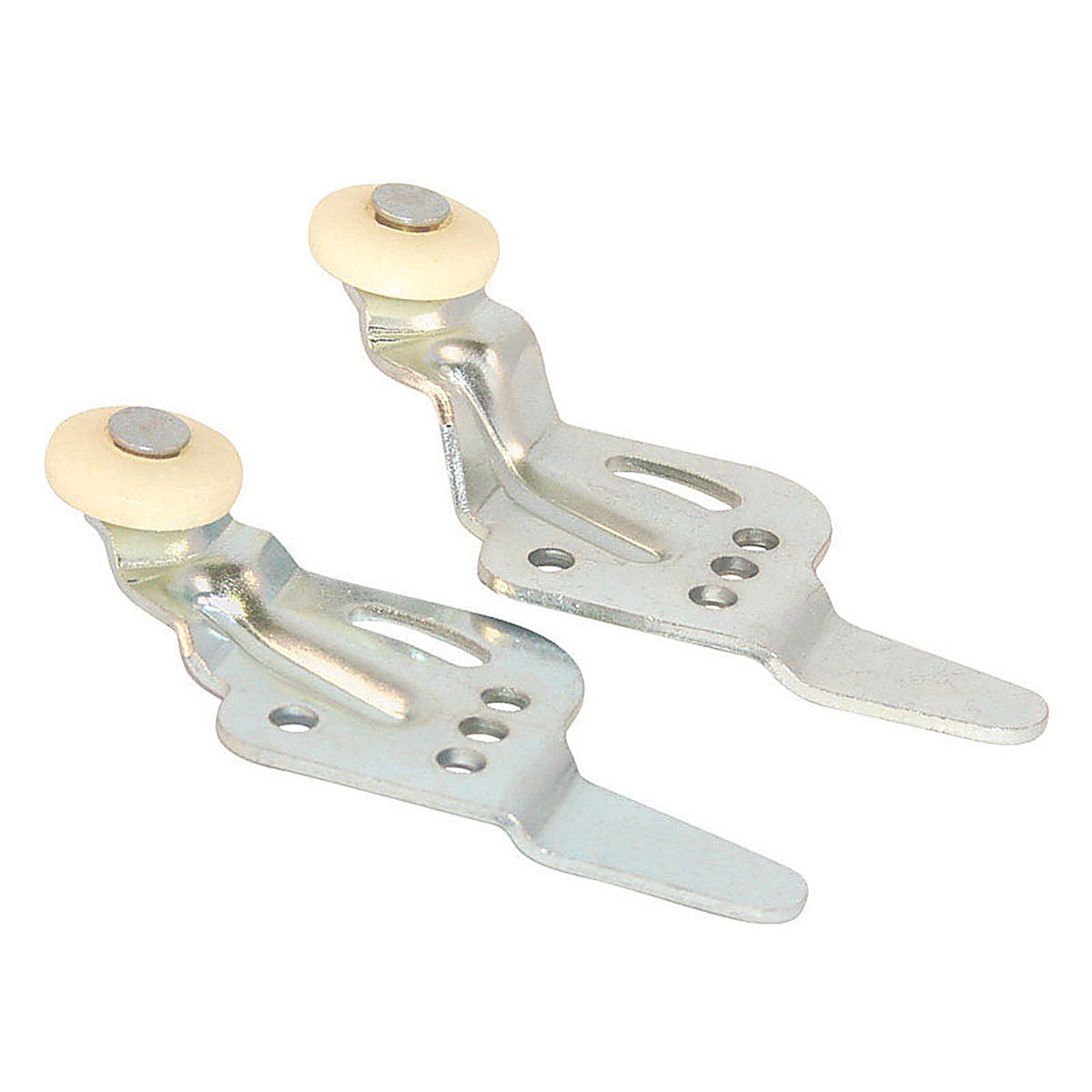 Barton Kramer - 122C - 3/4 In. D X 1/2 In. L Mill Silver Aluminum Closet Door Hanger 4 Pack