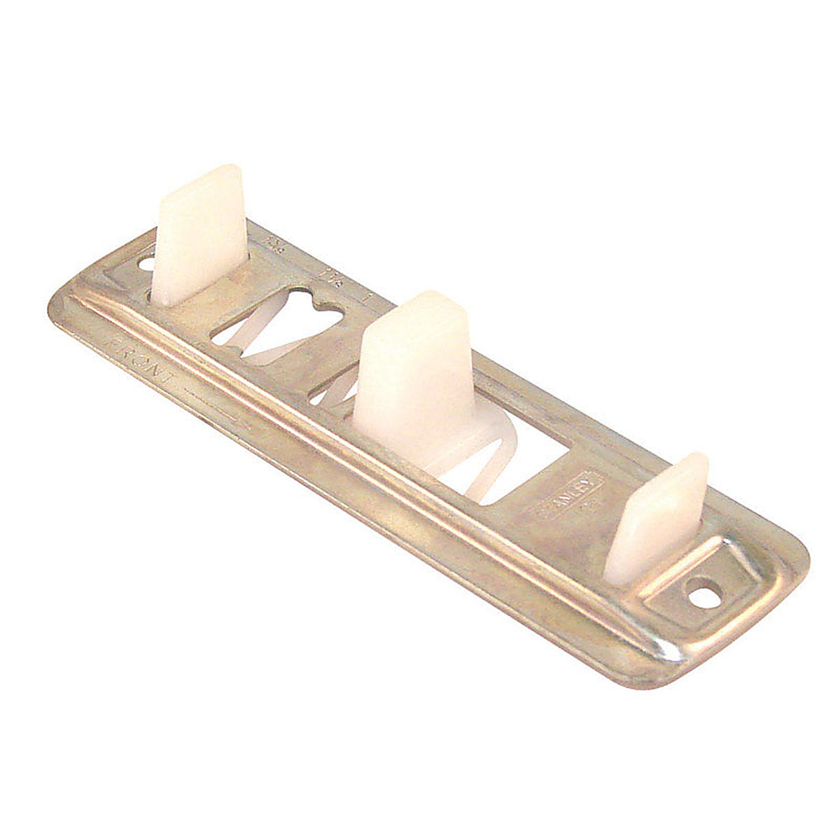 Barton Kramer - 386C - 4.62 In. L Mill Silver Metal Closet Door Guide 1 Pack
