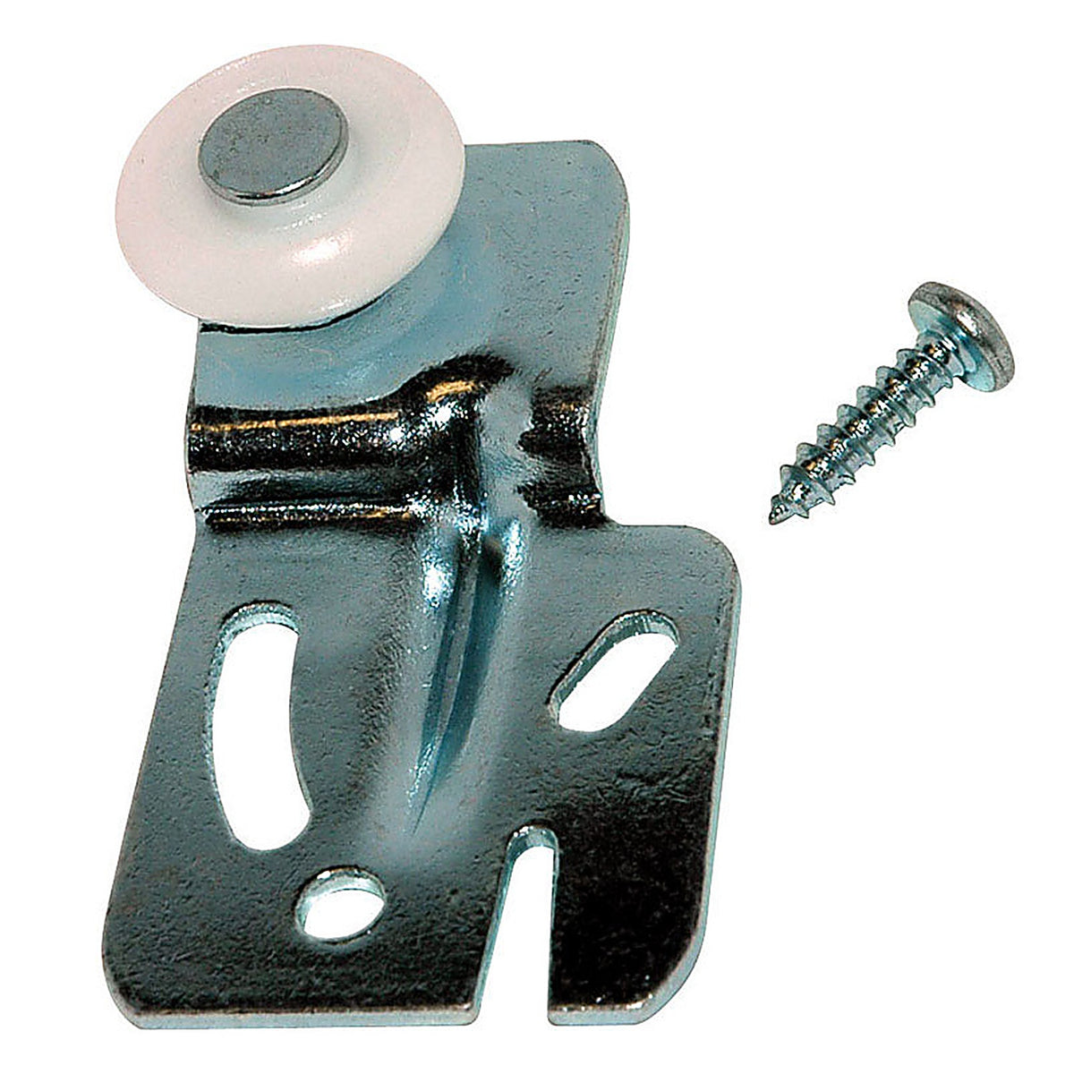 Barton Kramer - 2000C - 7/8 In. D X 0.25 In. L Mill Silver Steel Closet Door Hanger 2 Pack