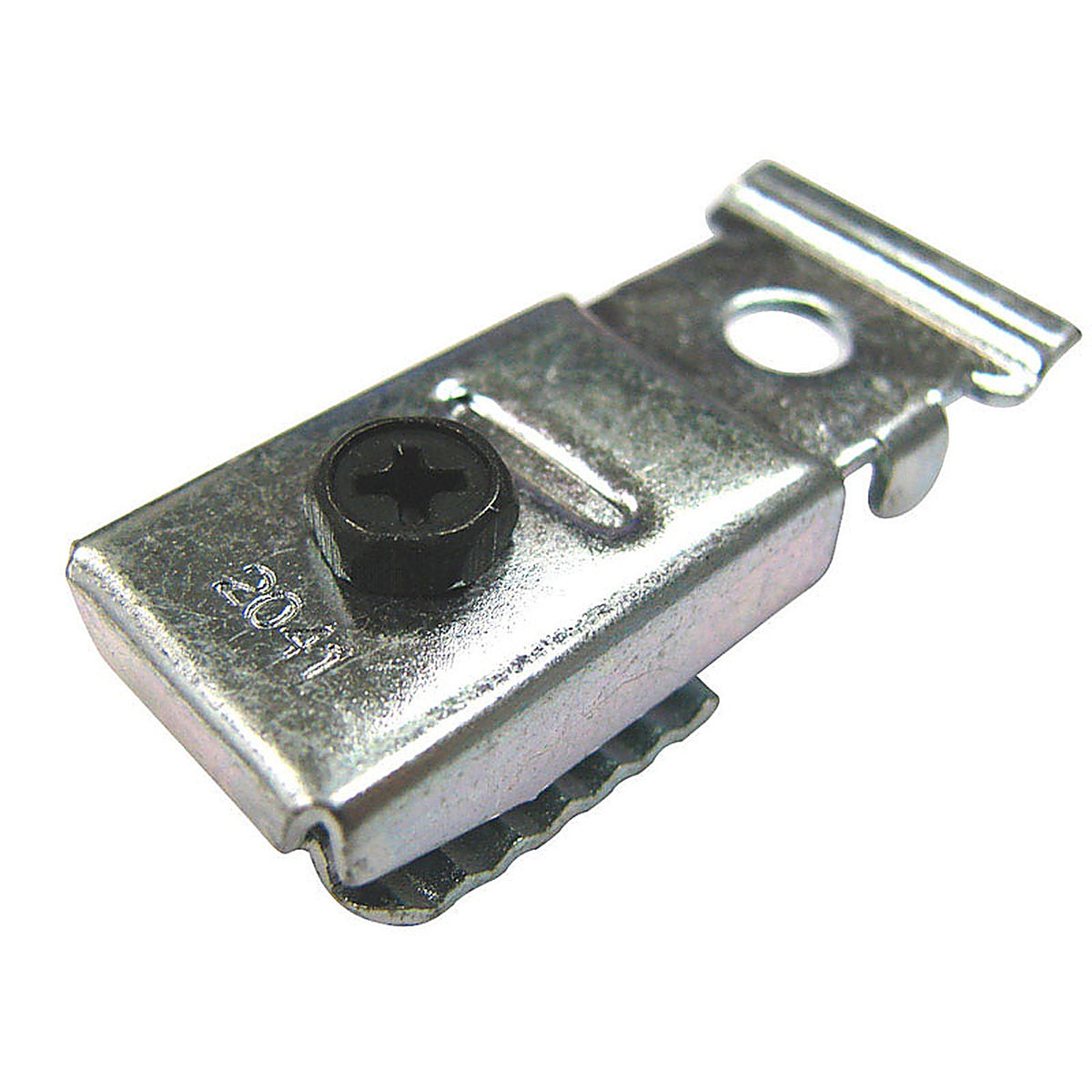 Barton Kramer - 10690C - 1.9 In. L Mill Steel Clip for Bifold Closet Door Track 2 Pack