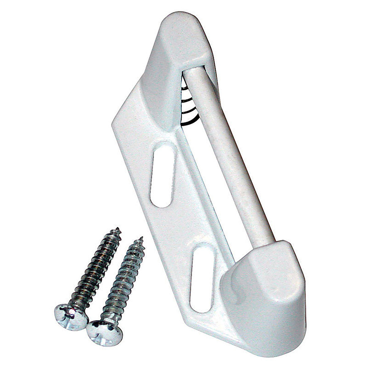 Barton Kramer - 357WC - Satin White Steel Latch Strike 1 Pack