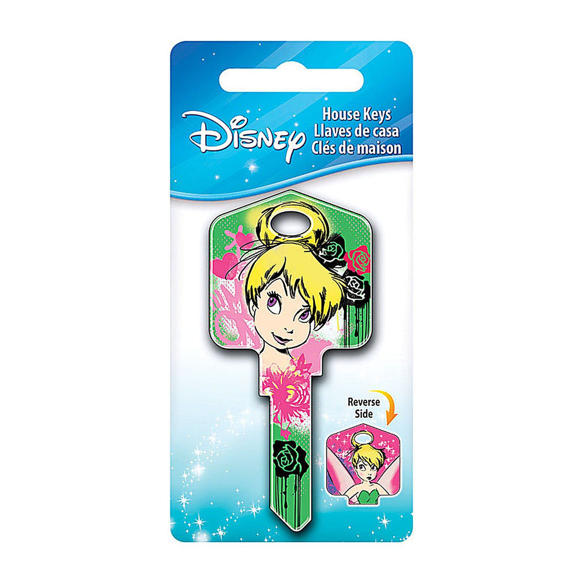 Hillman 87632 Disney Fairy House Key Blank 66/97 KW1/KW10 Single sided For Kwikset and Titan Locks