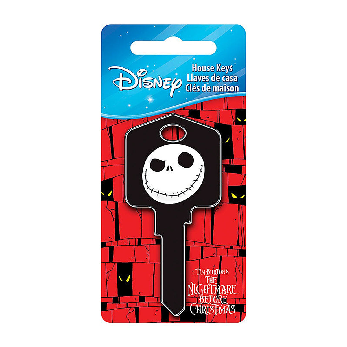 Hillman 87640 Disney Skeleton House Key Blank 66/97 KW1/KW10 Single sided For Kwikset and Titan Locks