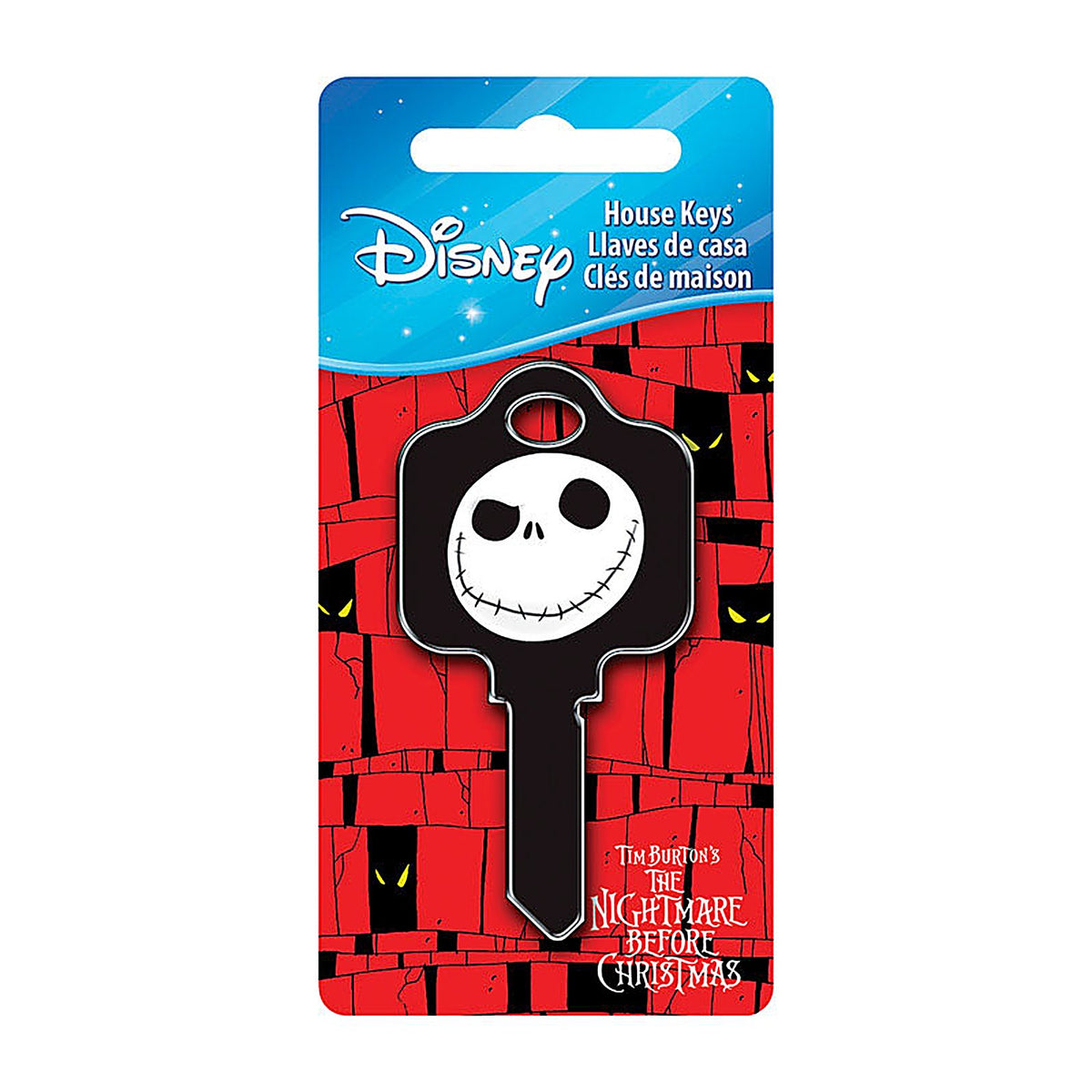 Hillman 87664 Disney Skeleton House Key Blank 68 SC1 Single sided For Schlage Locks