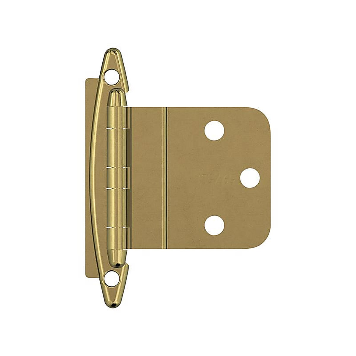 Amerock - BPR34173 - 2 In. W X 2-3/4 In. L Polished Brass Steel Cabinet Hinge 2 Pack