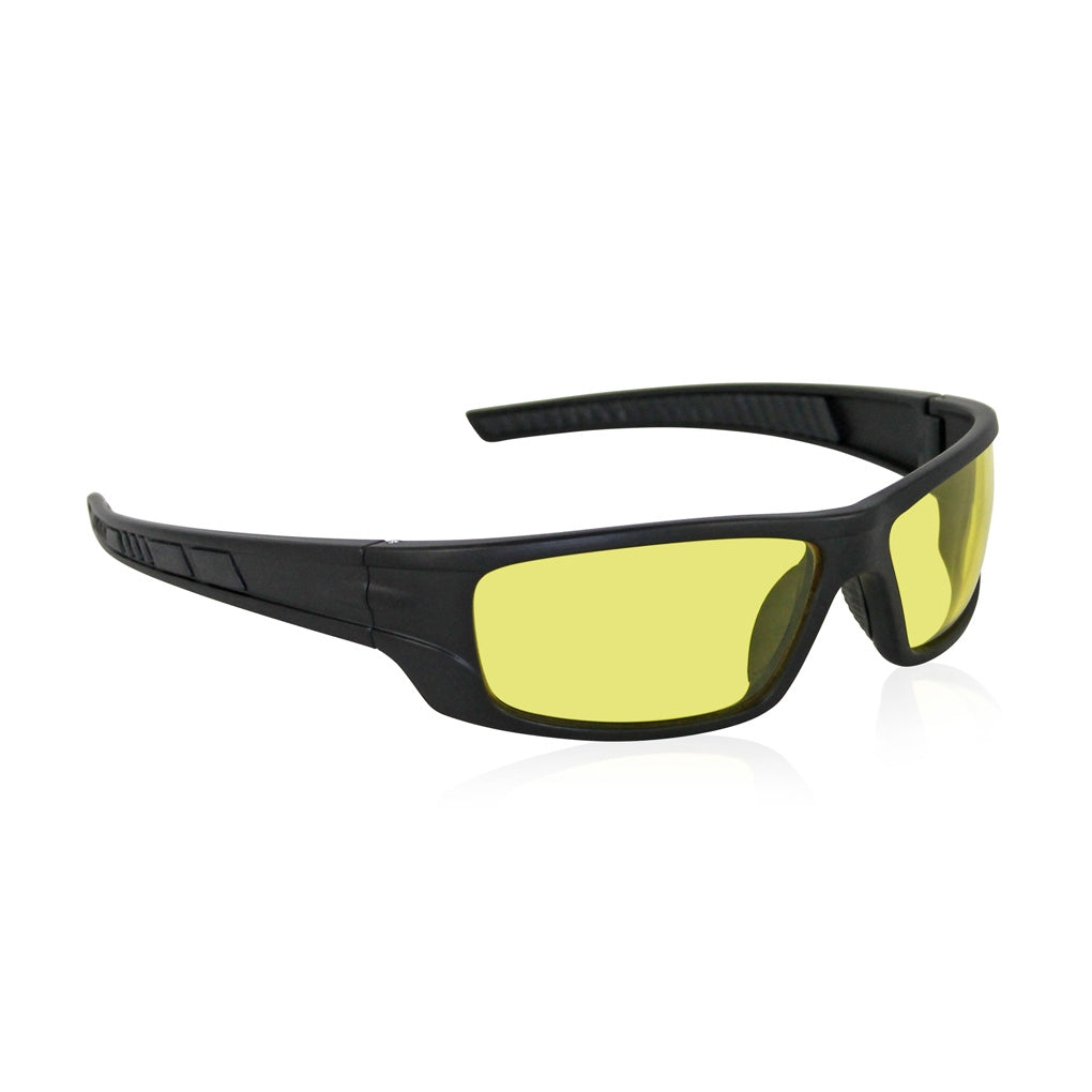 SAS Safety 5510-04 Black Frame VX9 Safety Glasses with Mirror Lens