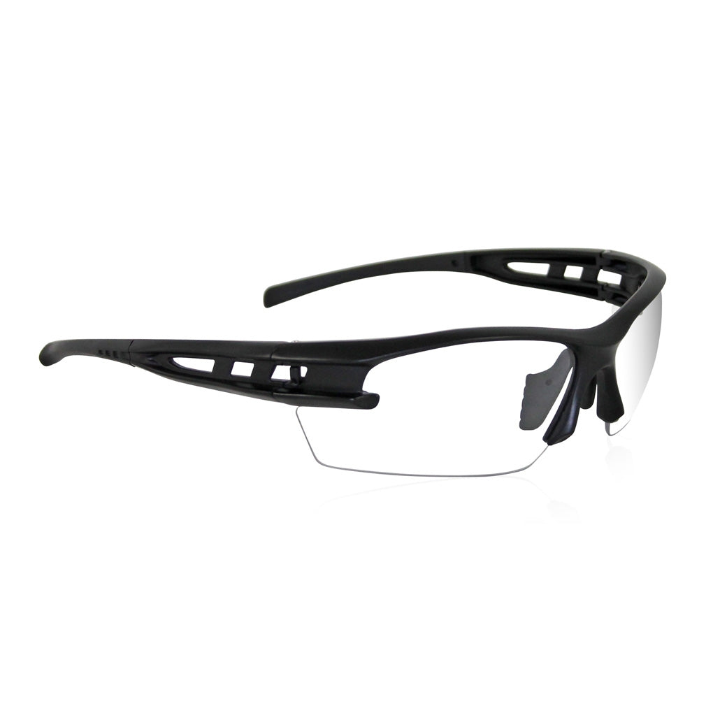 SAS Safety 5511-01 Spectro Glasses Black Frame Clear Lens Polybag