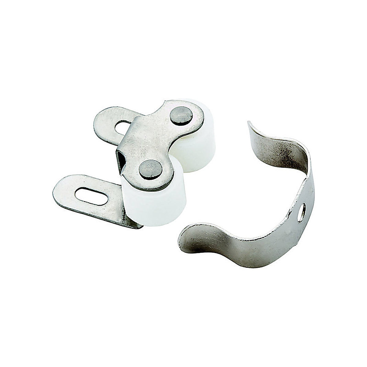 Amerock - BP347414 - 1 In. H X 1-1/16 In. W X 1 In. D Nickel Steel Roller Catch