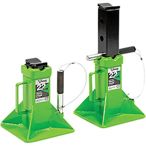 American Forge and Foundry - 55220A - Viking 22 Ton Pin Style Truck Stand Set