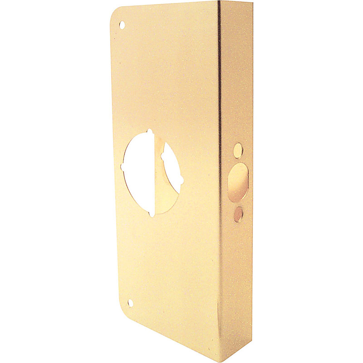 Prime-Line U9550 9 in. H x 4.31 in. L Brass-Plated Brass Lock and Door Reinforcer