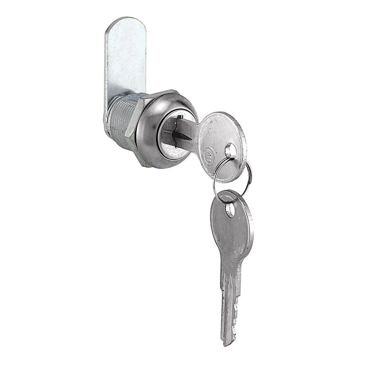 Prime-Line CCEP9941KA Chrome Gray Steel Cabinet/Drawer Lock
