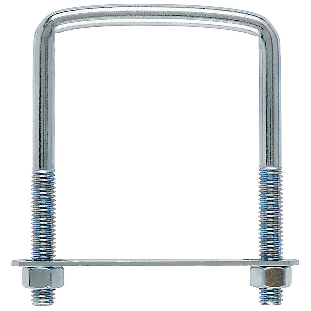 Hampton 02-3452-504 3/8 in. x 3 in. W x 4 in. L Coarse Zinc-Plated Steel Square Bend U Bolt