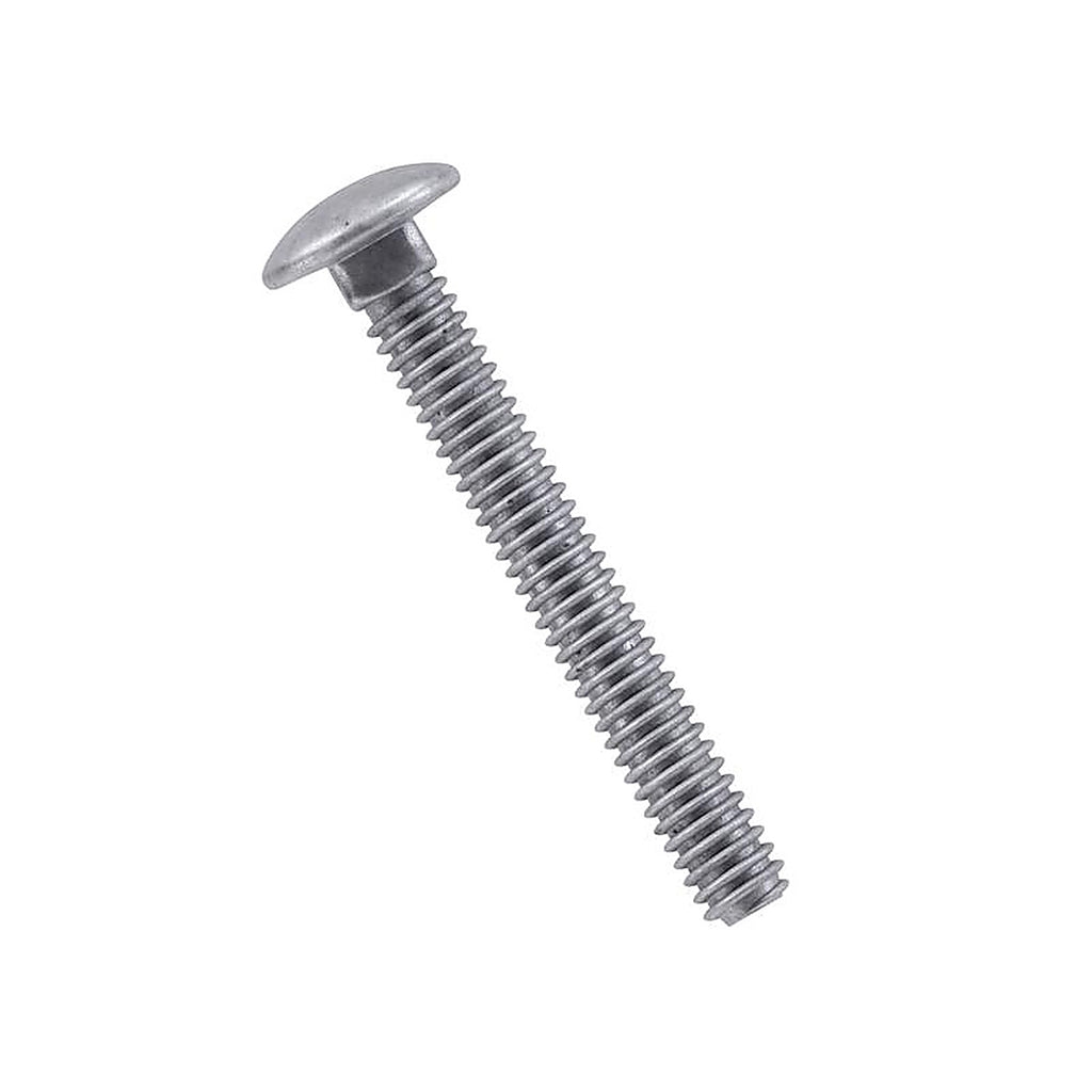 Hillman - 812530 - 1/4 In. X 6 In. L Hot Dipped Galvanized Steel Carriage Bolt 100 Pack