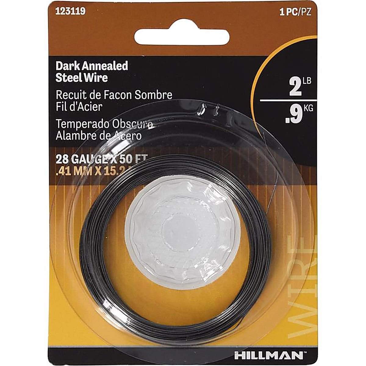 Hillman 123119-N 50 ft. L Black Annealed Steel 28 Ga. Wire